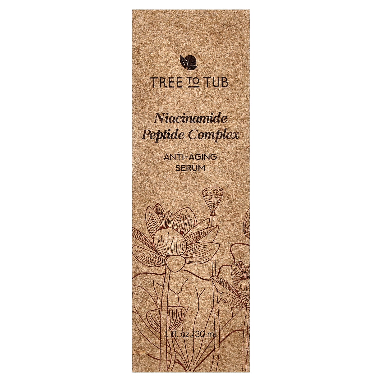 Tree To Tub, Niacinamide Peptide Complex, Anti-Aging Serum, 1 fl oz (30 ml)