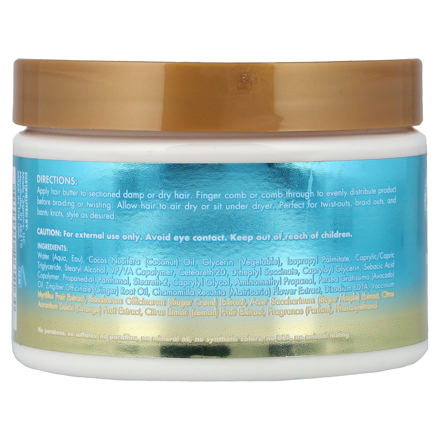 Mielle, Moisture RX™, Moisturizing Hair Butter, Hawaiian Ginger, 12 oz (340 g)