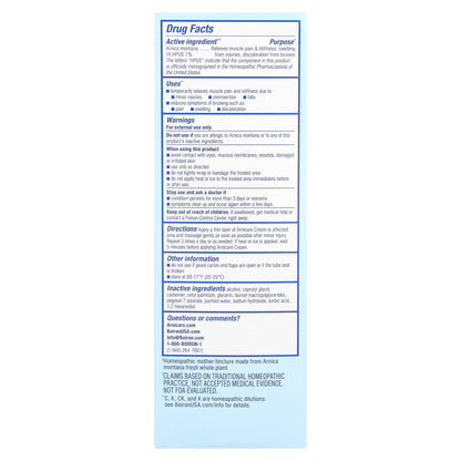 Boiron, Arnicare Cream, Pain Relief, Fragrance-Free, 4.2 oz (120 g)