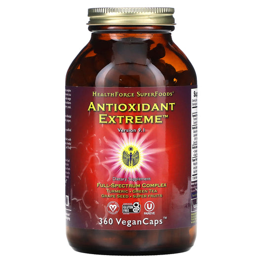 HealthForce Superfoods, Antioxidant Extreme, Version 9.1, 360 VeganCaps