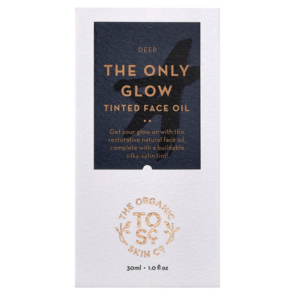 The Organic Skin Co., The Only Glow, Tinted Face Oil, Deep, 1 fl oz (30 ml)
