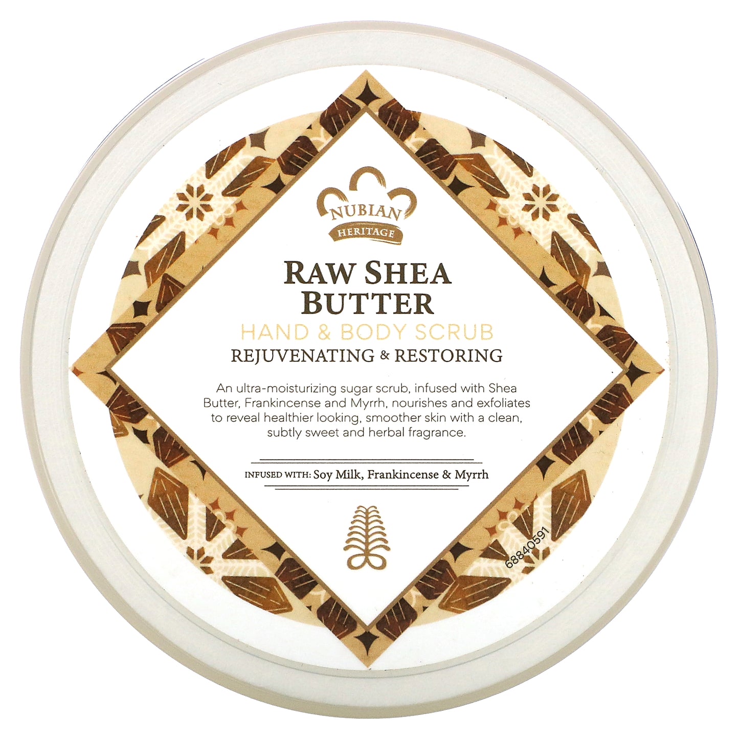 Nubian Heritage, Raw Shea Butter, Hand & Body Scrub, 12 oz (340 g)