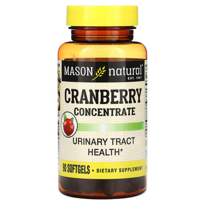 Mason Natural, Cranberry Concentrate, 90 Softgels