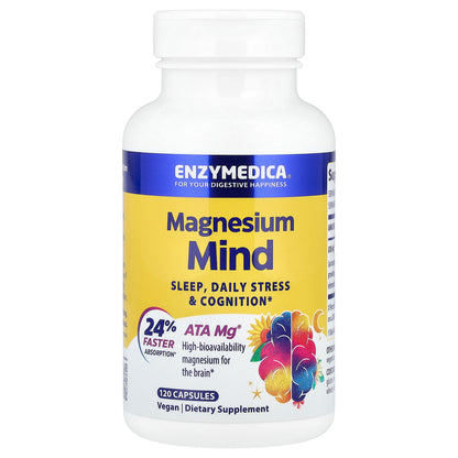 Enzymedica, Magnesium Mind, 120 Capsules