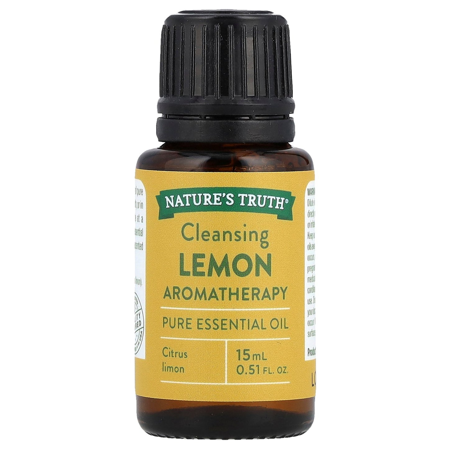 Nature's Truth, Pure Essential Oil, Cleansing Lemon, 0.51 fl oz (15 ml)