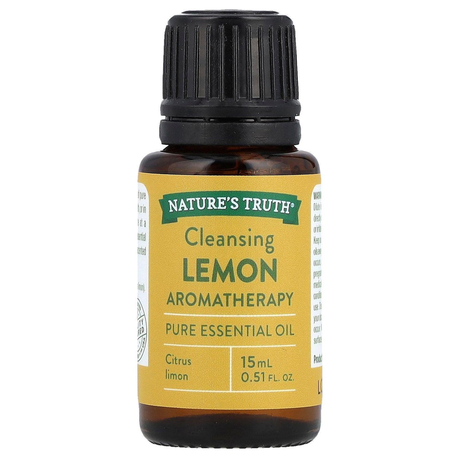 Nature's Truth, Pure Essential Oil, Cleansing Lemon, 0.51 fl oz (15 ml)