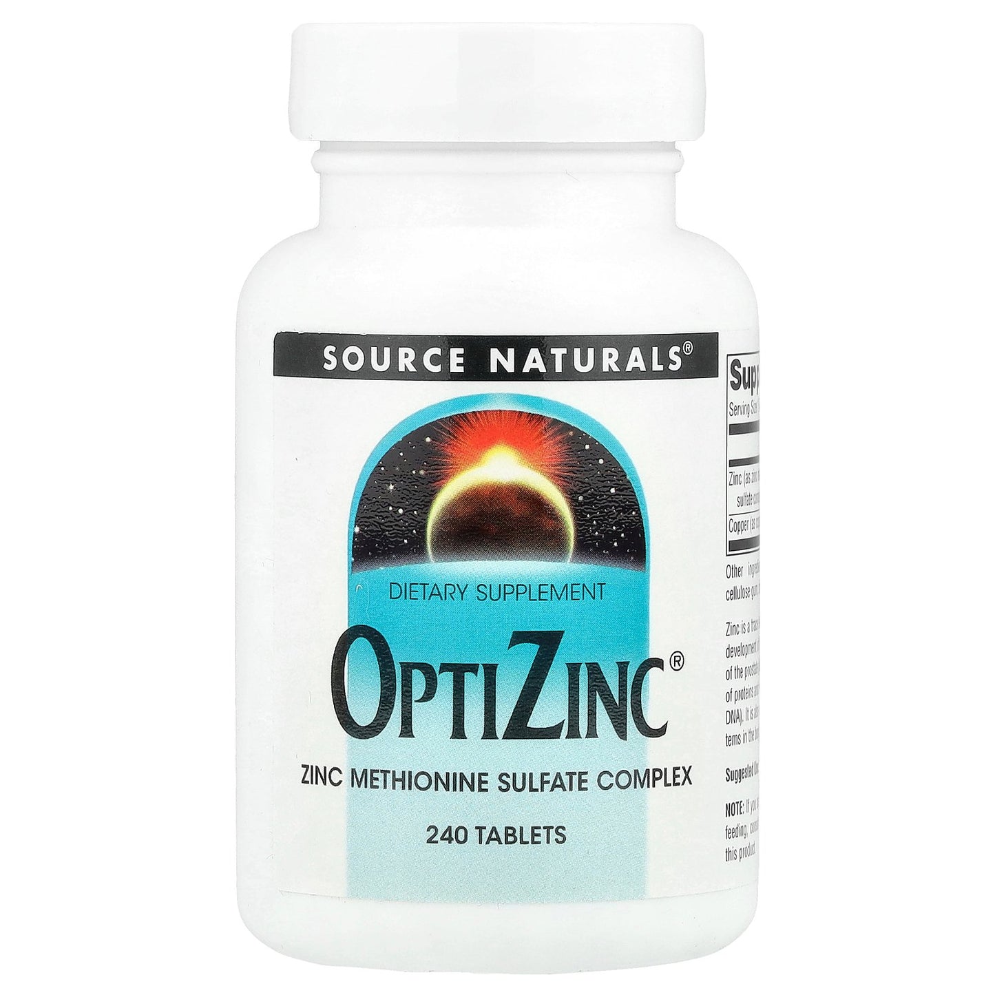 Source Naturals, OptiZinc®, 240 Tablets