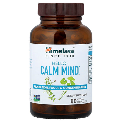 Himalaya, Hello Calm Mind™, 60 Vegan Capsules