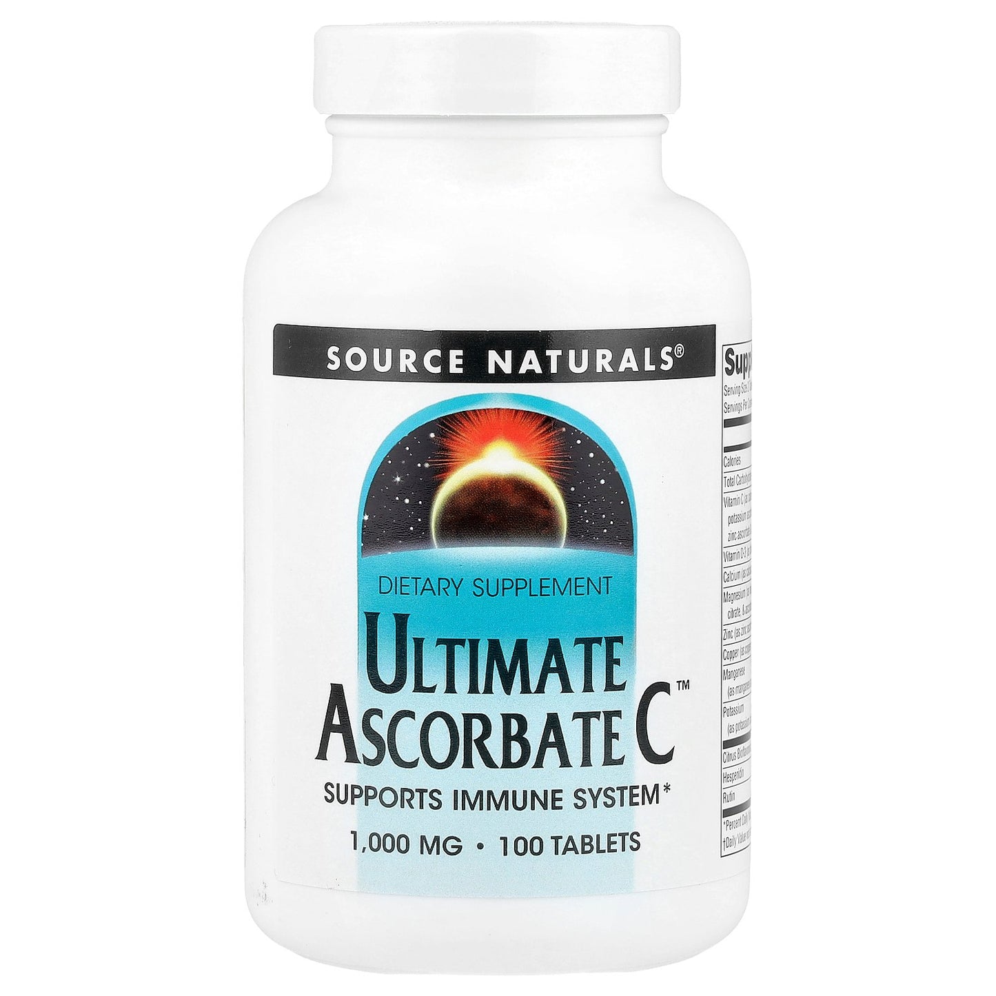 Source Naturals, Ultimate Ascorbate C™, 100 Tablets