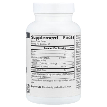 Source Naturals, Chlorella, 200 Tablets