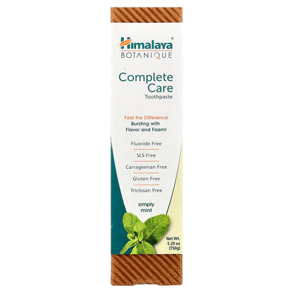 Himalaya, Botanique, Complete Care Toothpaste, Simply Mint, 5.29 oz (150 g)