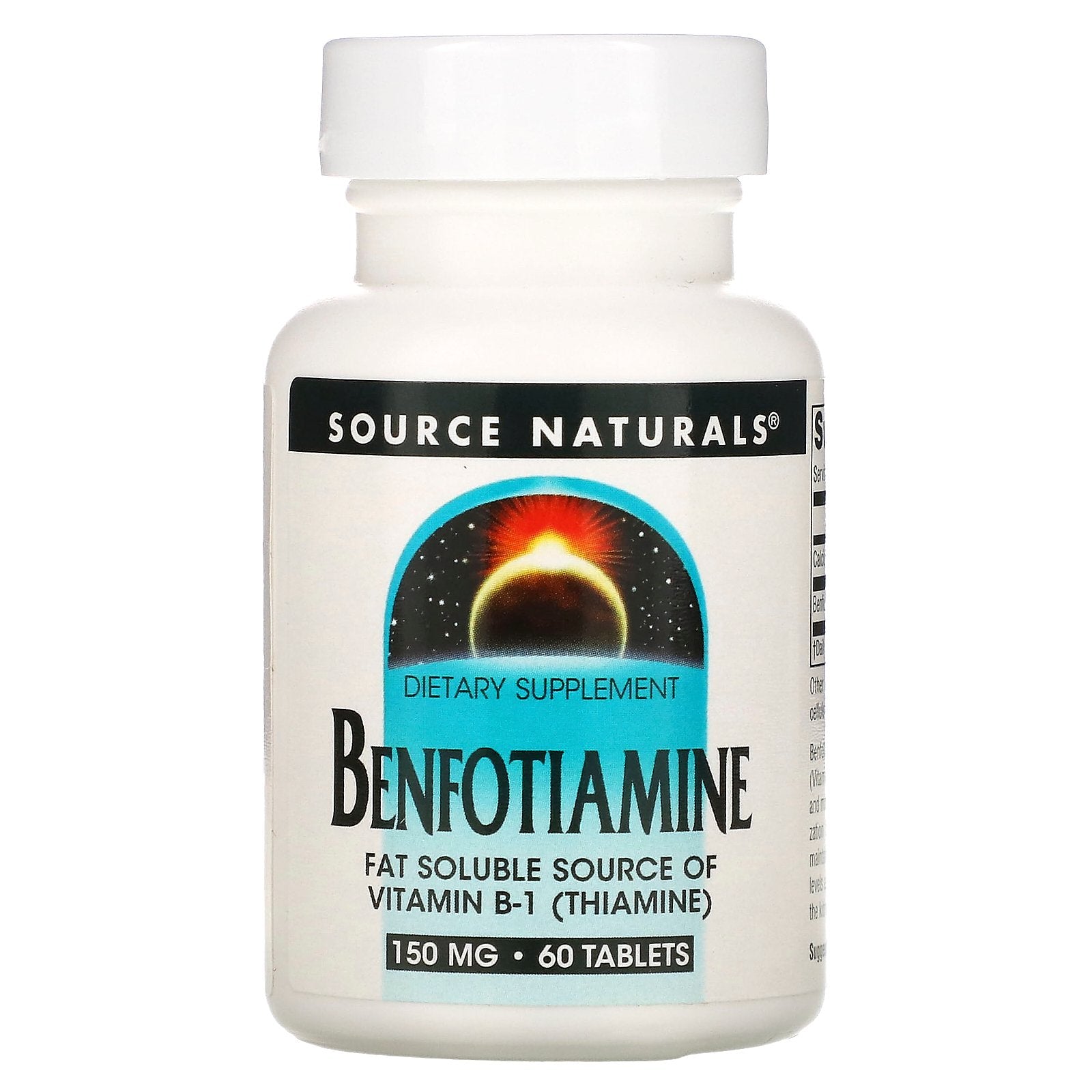 Source Naturals, Benfotiamine, 150 mg, 60 Tablets