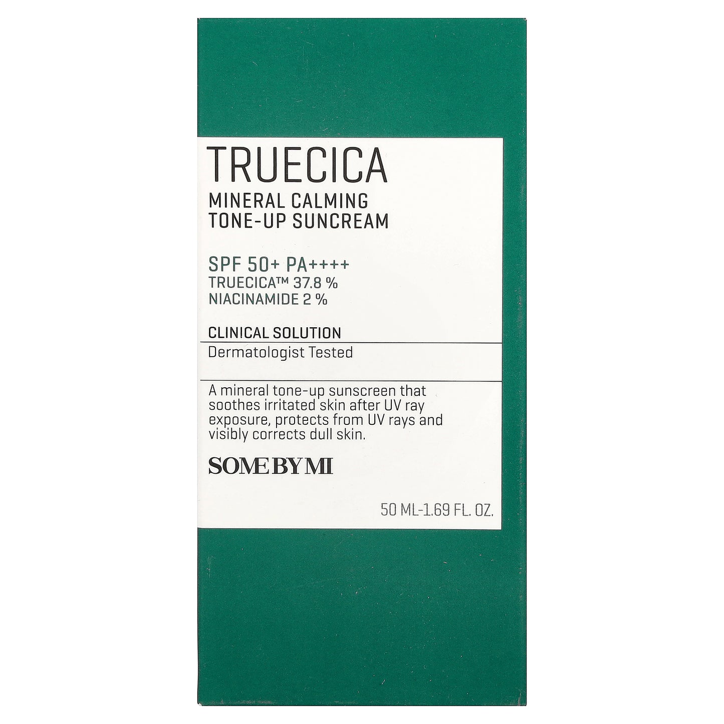 SOME BY MI, Truecica Mineral Calming, Tone-Up Sunscreen, SPF 50+ PA++++, 1.69 fl oz (50 ml)