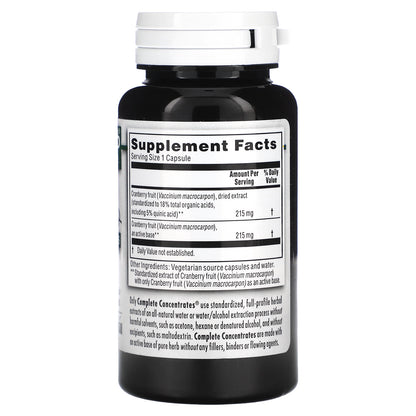 Kroeger Herb Co, Complete Concentrates, Cranberry, 90 Vegetarian Capsules (215 mg per Capsule)