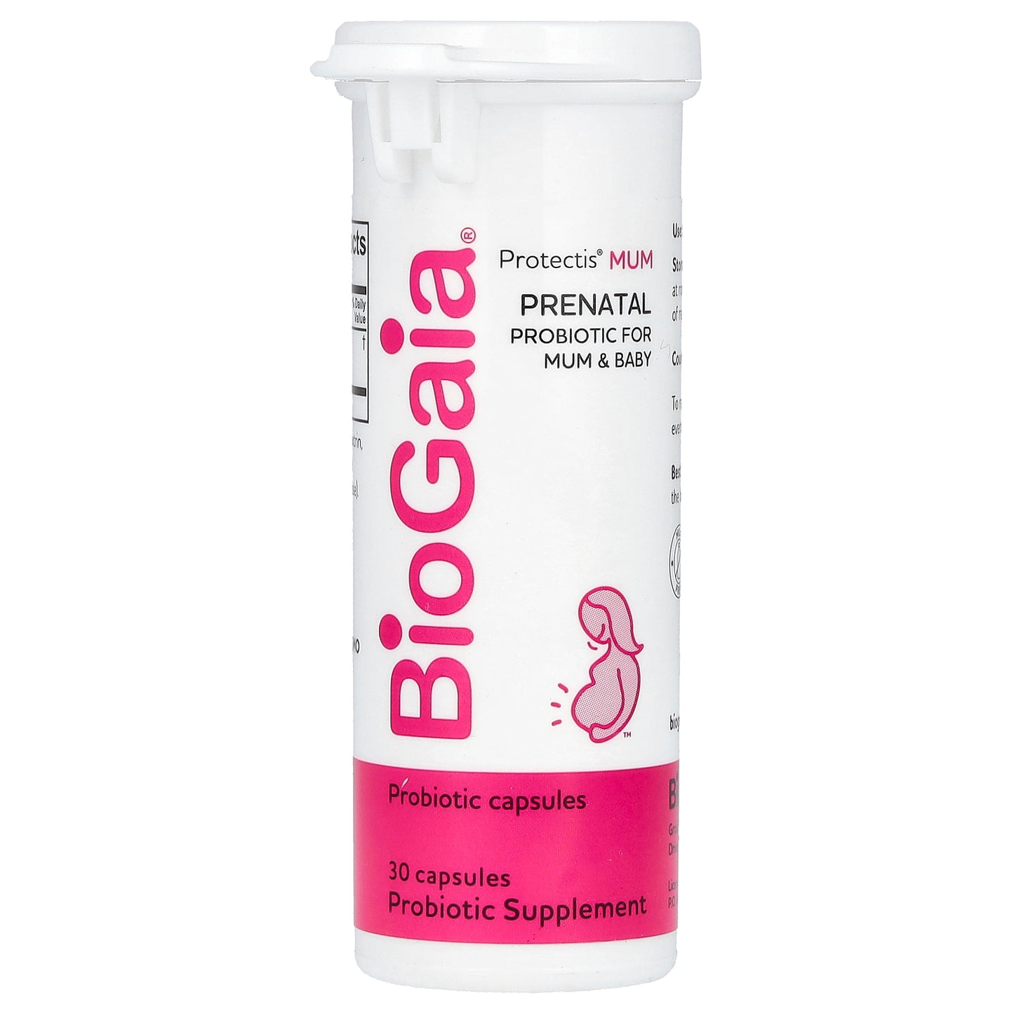 BioGaia, Protectis MUM, Prenatal Probiotic, For Mum & Baby, 100 Million CFU, 30 Capsules