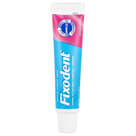 Fixodent, Denture Adhesive Cream, Original, 2.4 oz (68 g)
