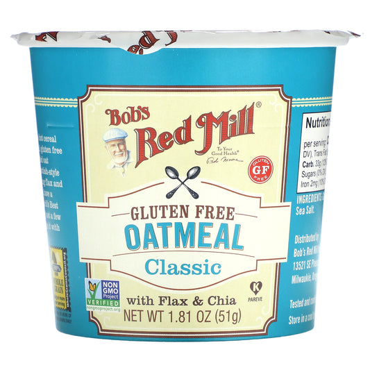 Bob's Red Mill, Oatmeal Cup, Classic, 1.81 oz (51 g)