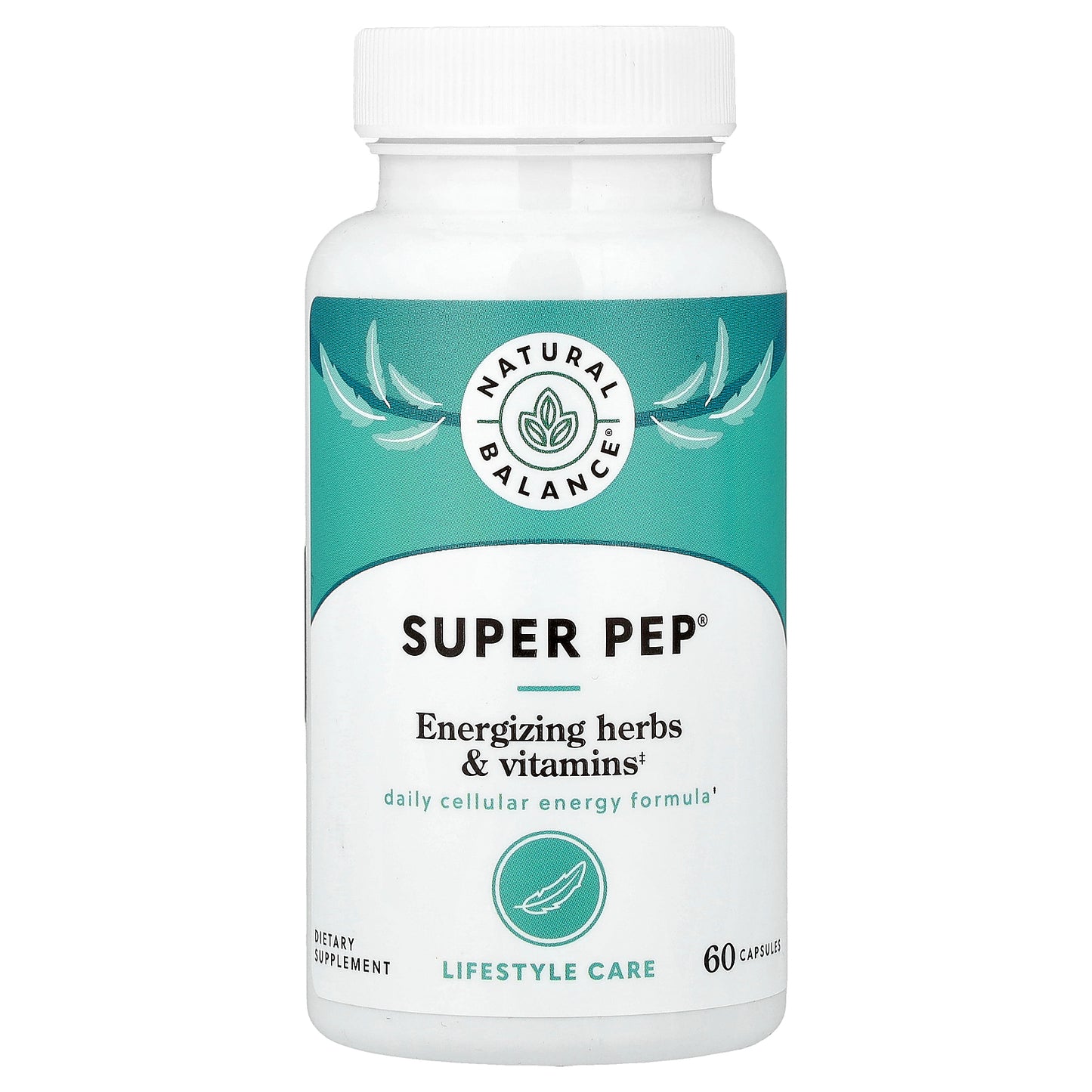 Natural Balance, Super Pep®, Energizing Herbs & Vitamins, 60 Capsules
