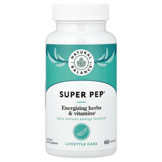 Natural Balance, Super Pep®, Energizing Herbs & Vitamins, 60 Capsules