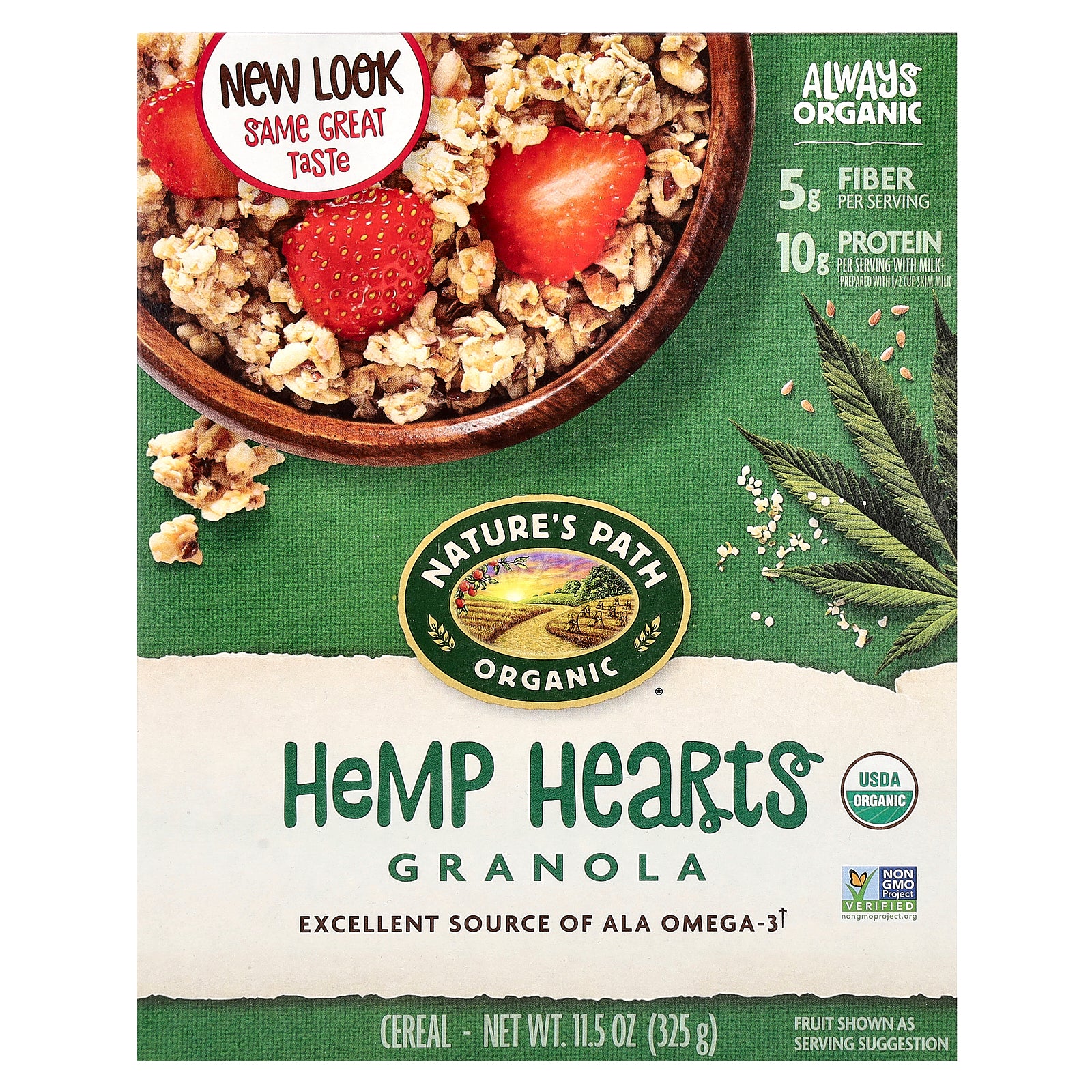 Nature's Path, Organic Hemp Hearts Granola Cereal, 11.5 oz (325 g)