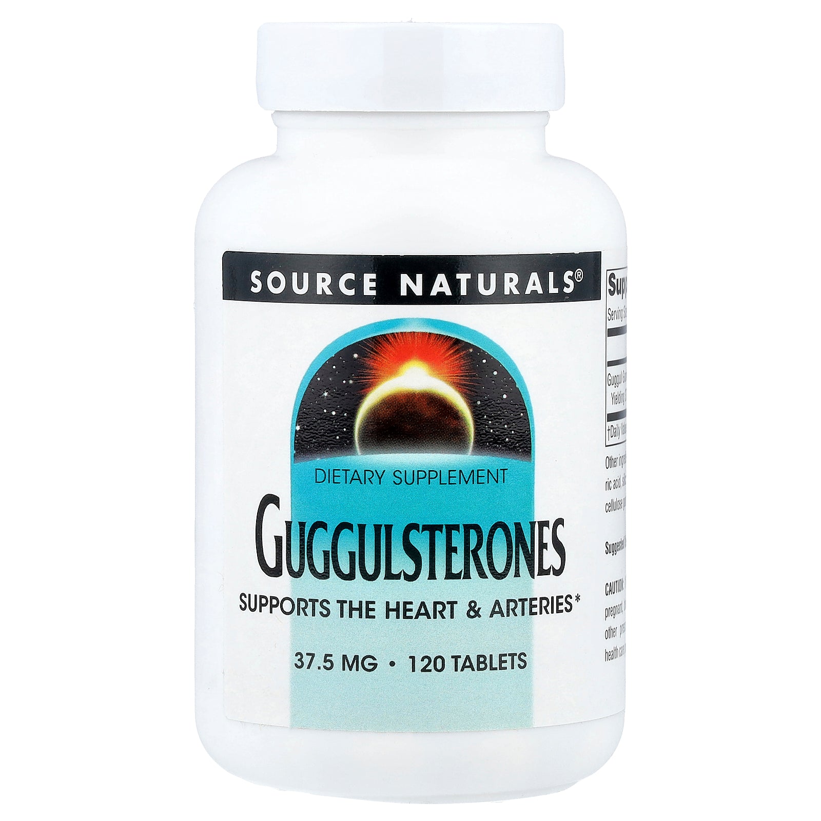 Source Naturals, Guggulsterones, 37.5 mg, 120 Tablets