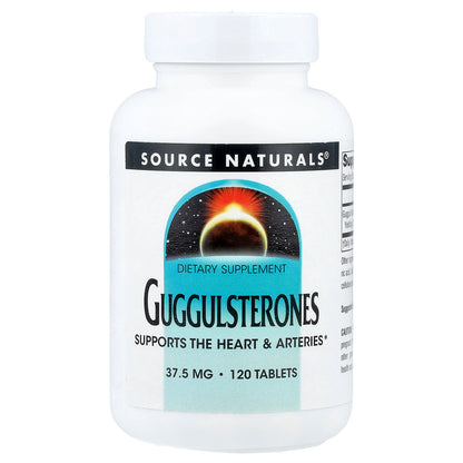 Source Naturals, Guggulsterones, 37.5 mg, 120 Tablets