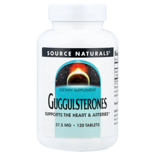Source Naturals, Guggulsterones, 37.5 mg, 120 Tablets