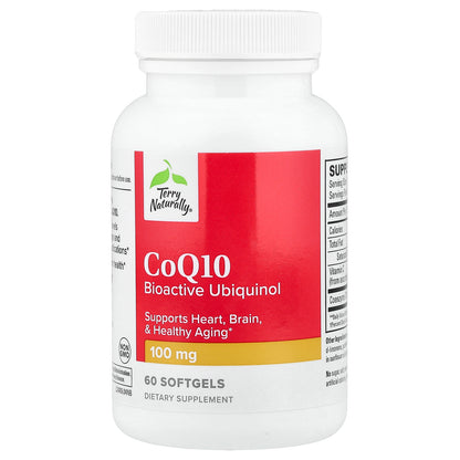 Terry Naturally, CoQ10, Bioactive Ubiquinol, 60 Softgels