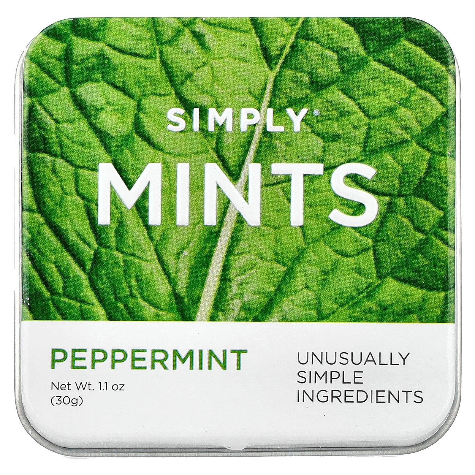 Simply Gum, Mints, Peppermint, 1.1 oz (30 g)