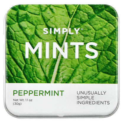 Simply Gum, Mints, Peppermint, 1.1 oz (30 g)
