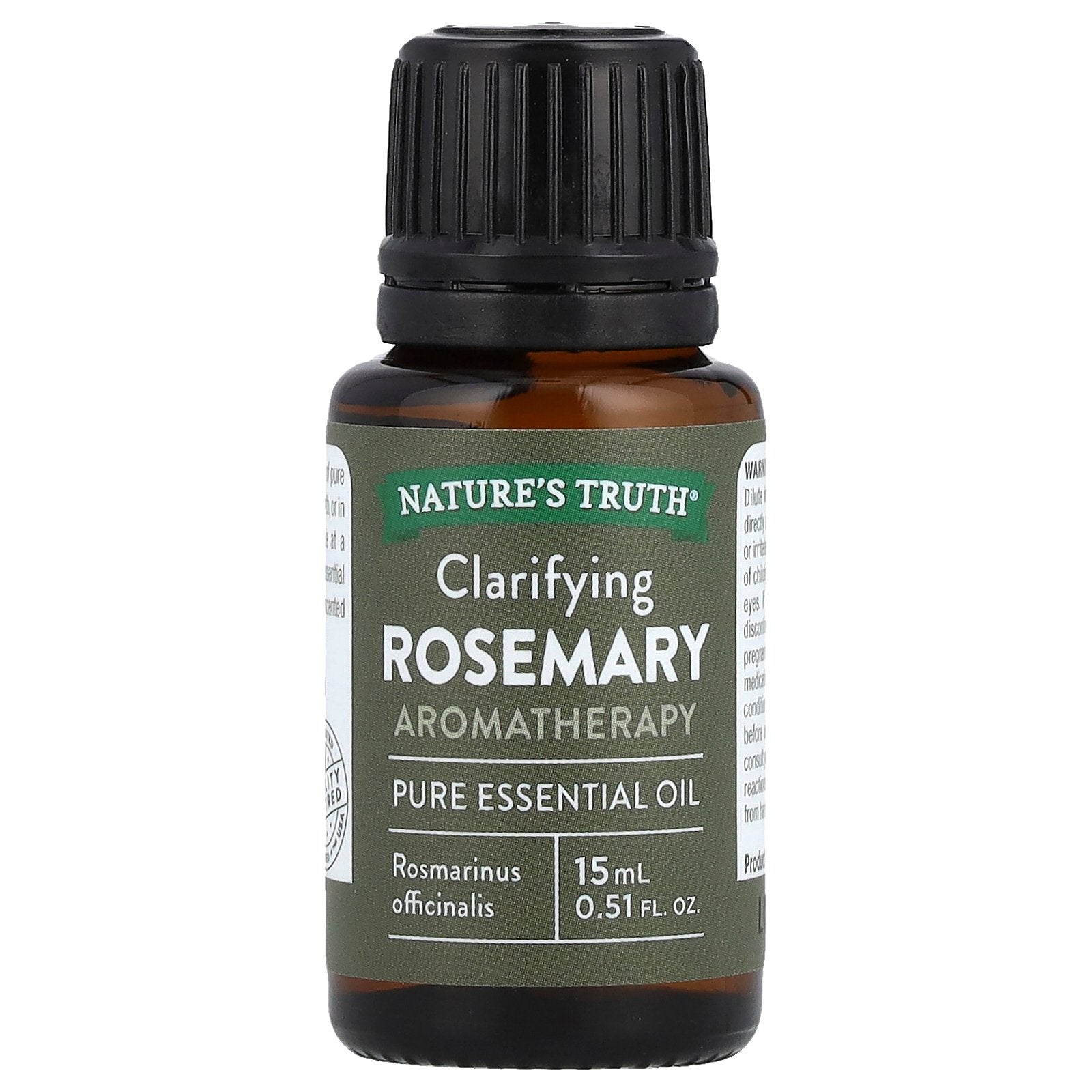 Nature's Truth, Pure Essential Oil, Clarifying Rosemary,  0.51 fl oz (15 ml)