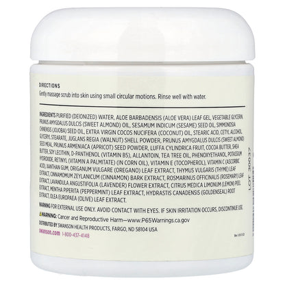 Swanson, Tea Tree Oil Exfoliating Scrub with Walnut Shell & Apricot Seed, 8.5 fl oz (250 ml)