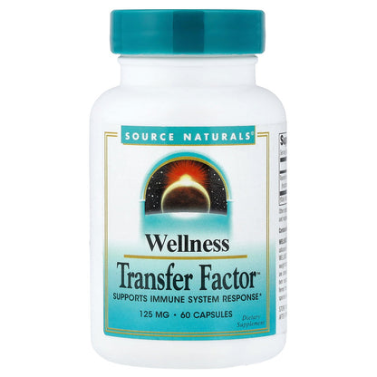Source Naturals, Wellness, Transfer Factor™, 125 mg, 60 Capsules
