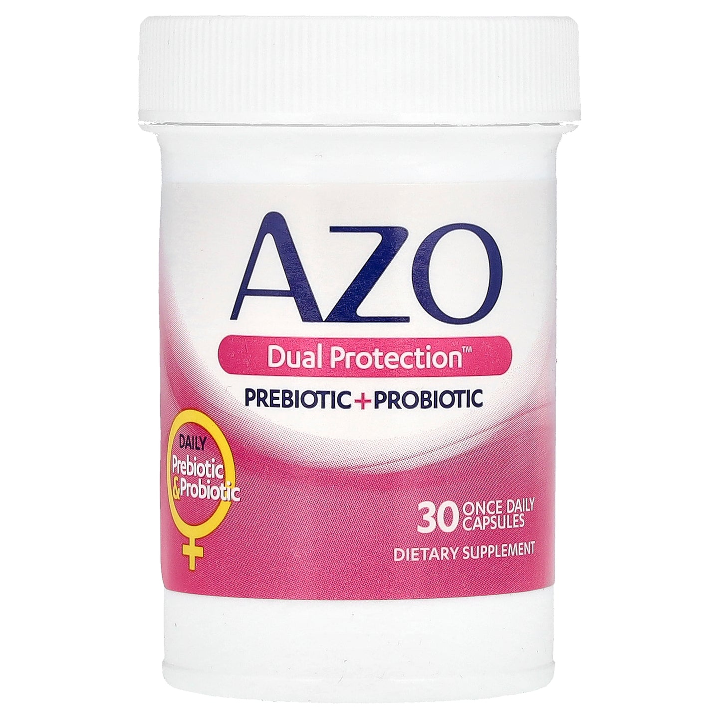 AZO, Dual Protection, Urinary + Vaginal Support, 30 Once Daily Capsules