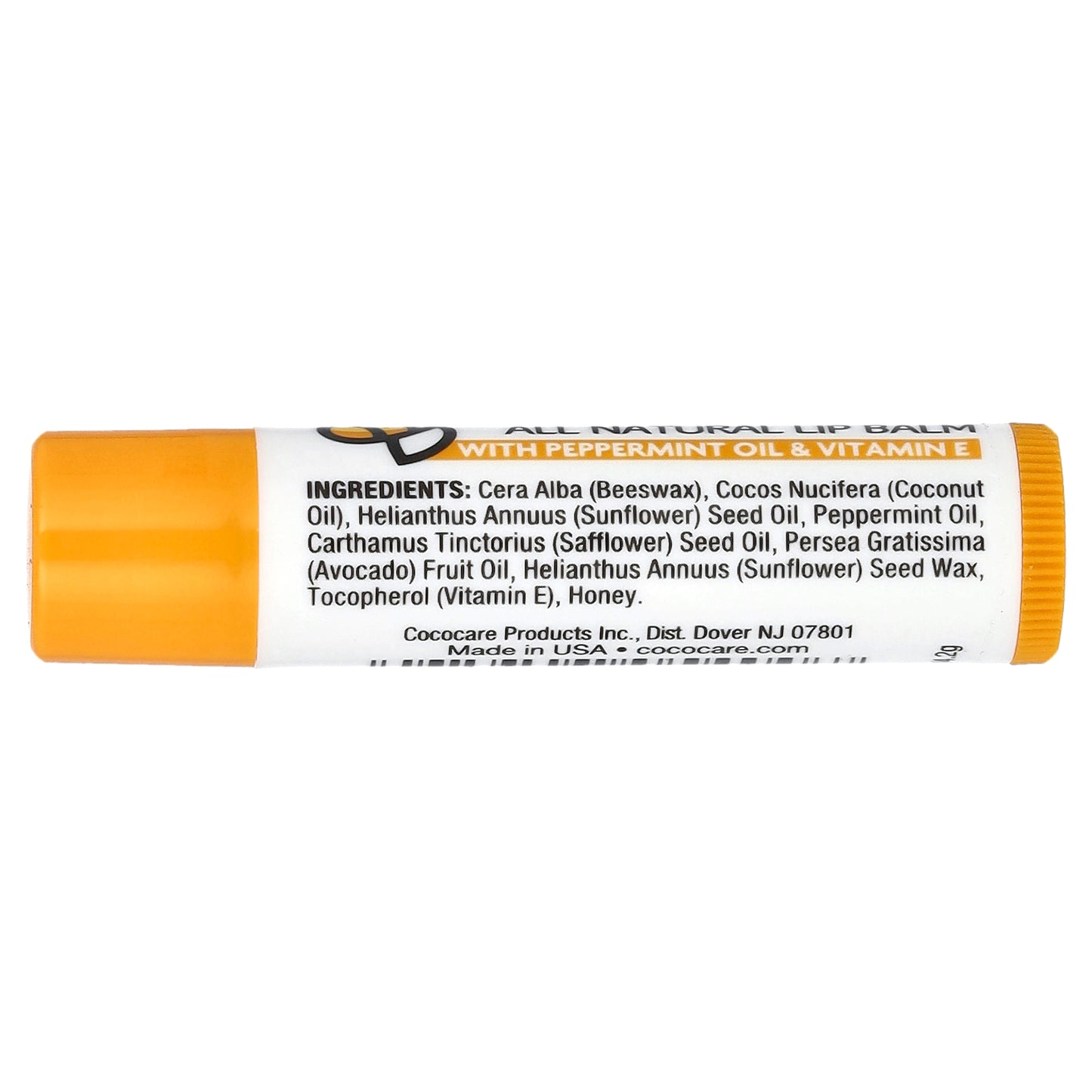 Cococare, All Natural Lip Balm, Beeswax, 0.15 oz (4.2 g)