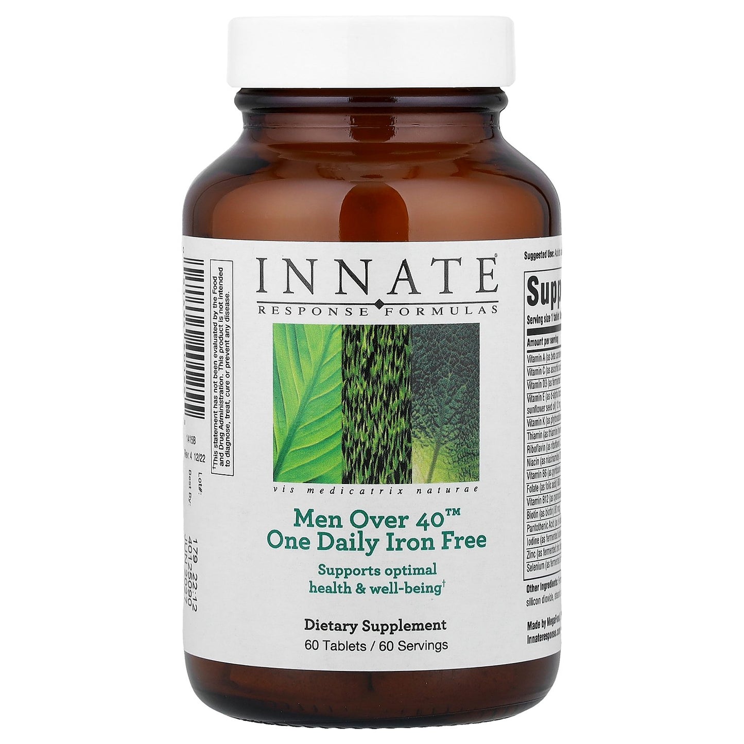 Innate Response Formulas, Men Over 40™ One Daily, Iron Free, 60 Tablets