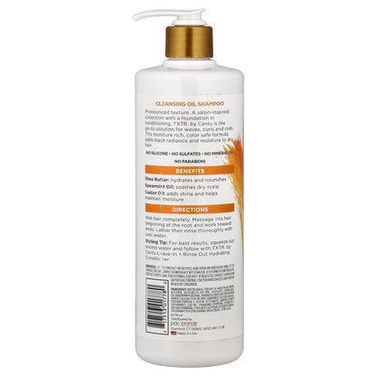 Cantu, TXTR™, Cleansing Oil Shampoo, Color Treated Hair + Curls, 16 fl oz (473 ml)
