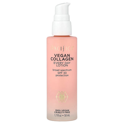 Pacifica, Vegan Collagen, Every Day Lotion, Combination, Dry & Aging Skin Types, SPF 30, 1.7 fl oz (50 ml)