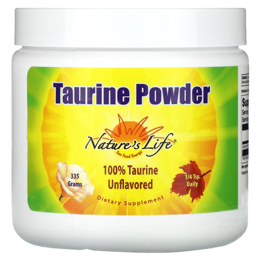 Nature's Life, Taurine Powder, Unflavored, 335 g