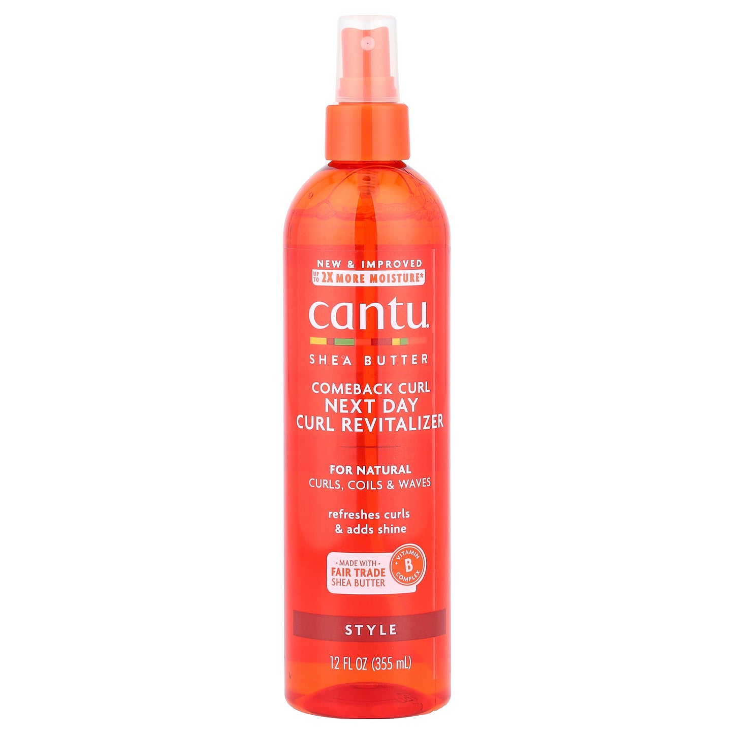 Cantu, Shea Butter, Comeback Curl Next Day Curl Revitalizer, 12 fl oz (355 ml)