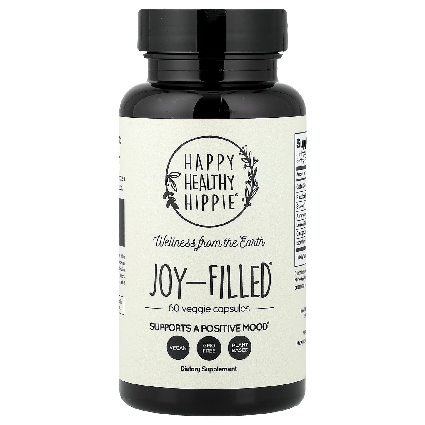 Happy Healthy Hippie, Joy-Filled®, Supports a Positive Mood, 60 Veggie Capsules