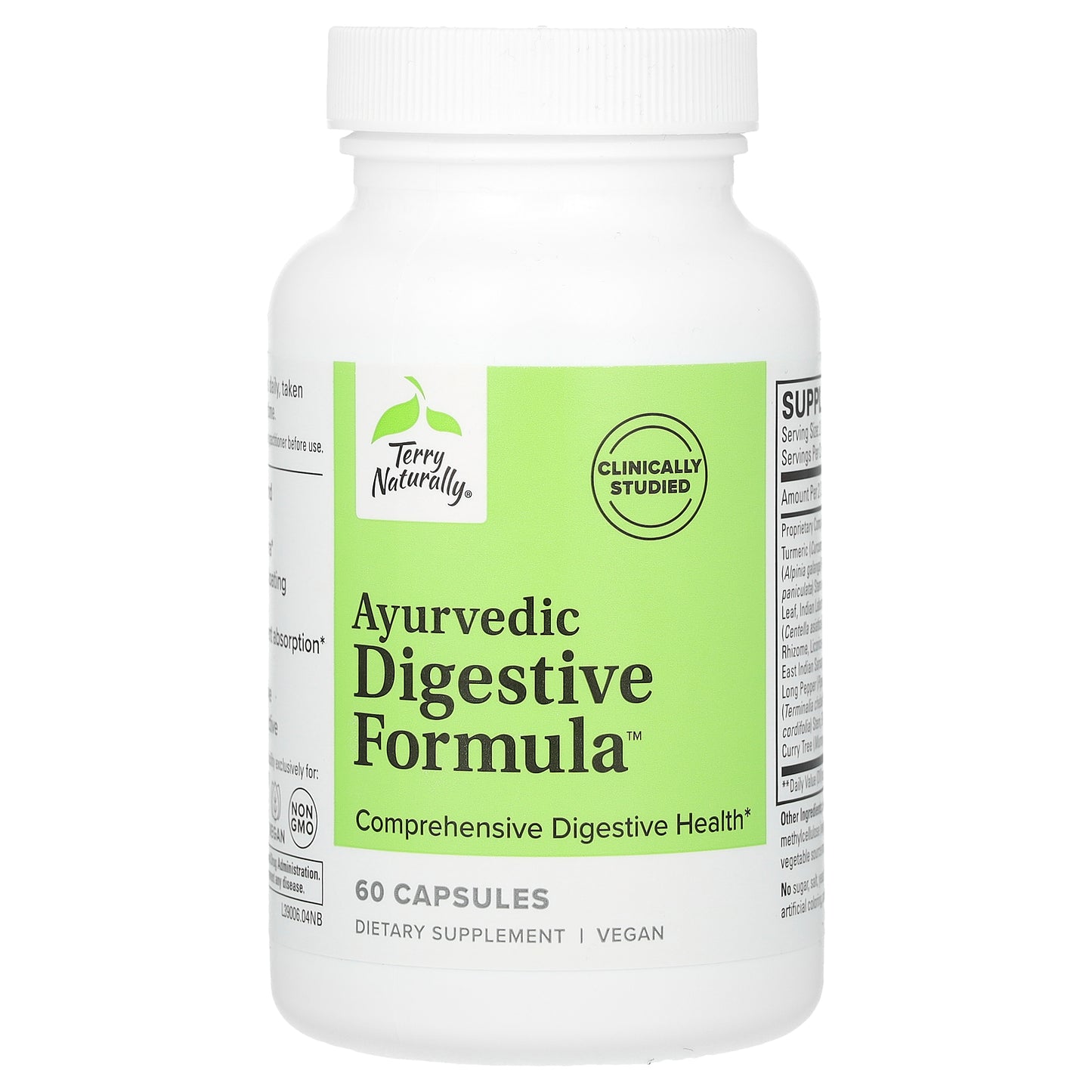 Terry Naturally, Ayurvedic Digestive Formula, 60 Capsules