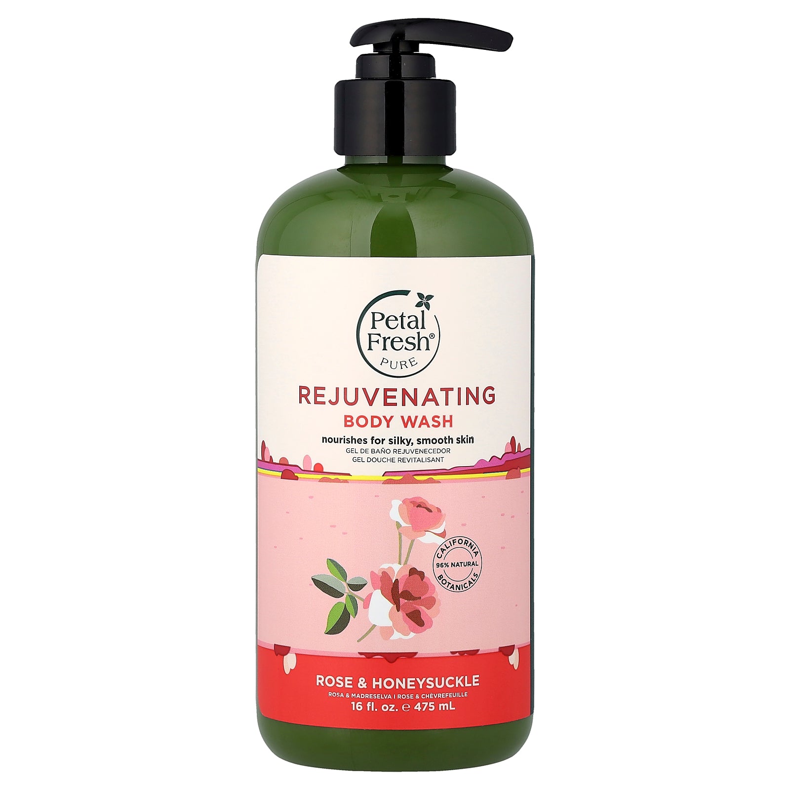 Petal Fresh, Rejuvenating Body Wash, Rose & Honeysuckle, 16 fl oz (475 ml)