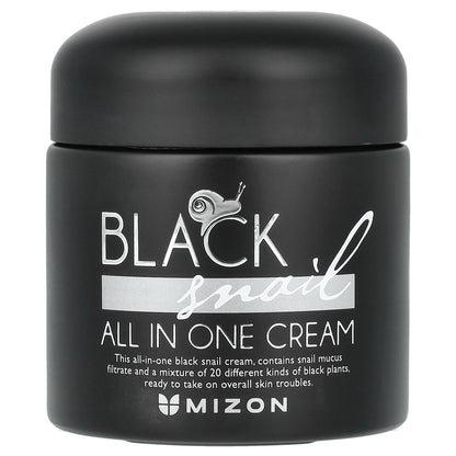 Mizon, Black Snail, All In One Cream, 2.53 fl oz (75 ml)