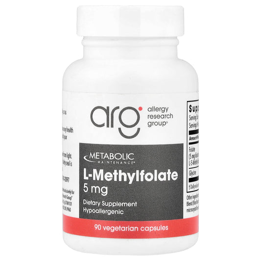 Metabolic Maintenance, L-Methylfolate, 5 mg, 90 Vegetarian Capsules