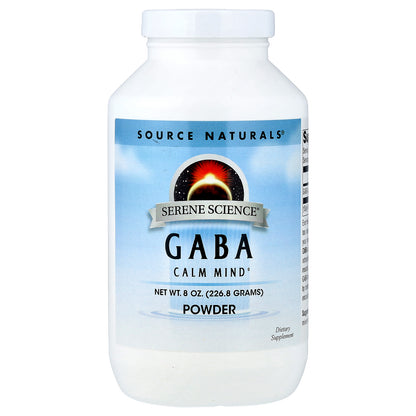 Source Naturals, Serene Science®, GABA Powder, 8 oz (226.8 g)