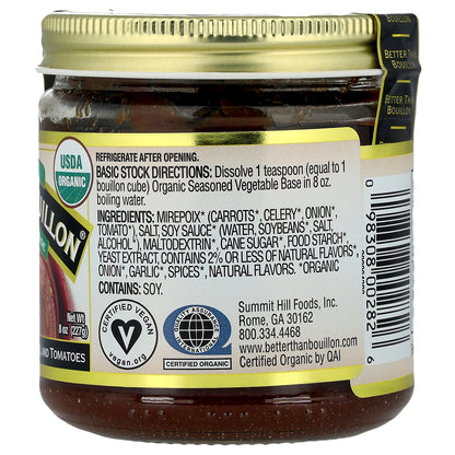 Better Than Bouillon, Organic Seasoned Vegetable Base, 8 oz (227 g)