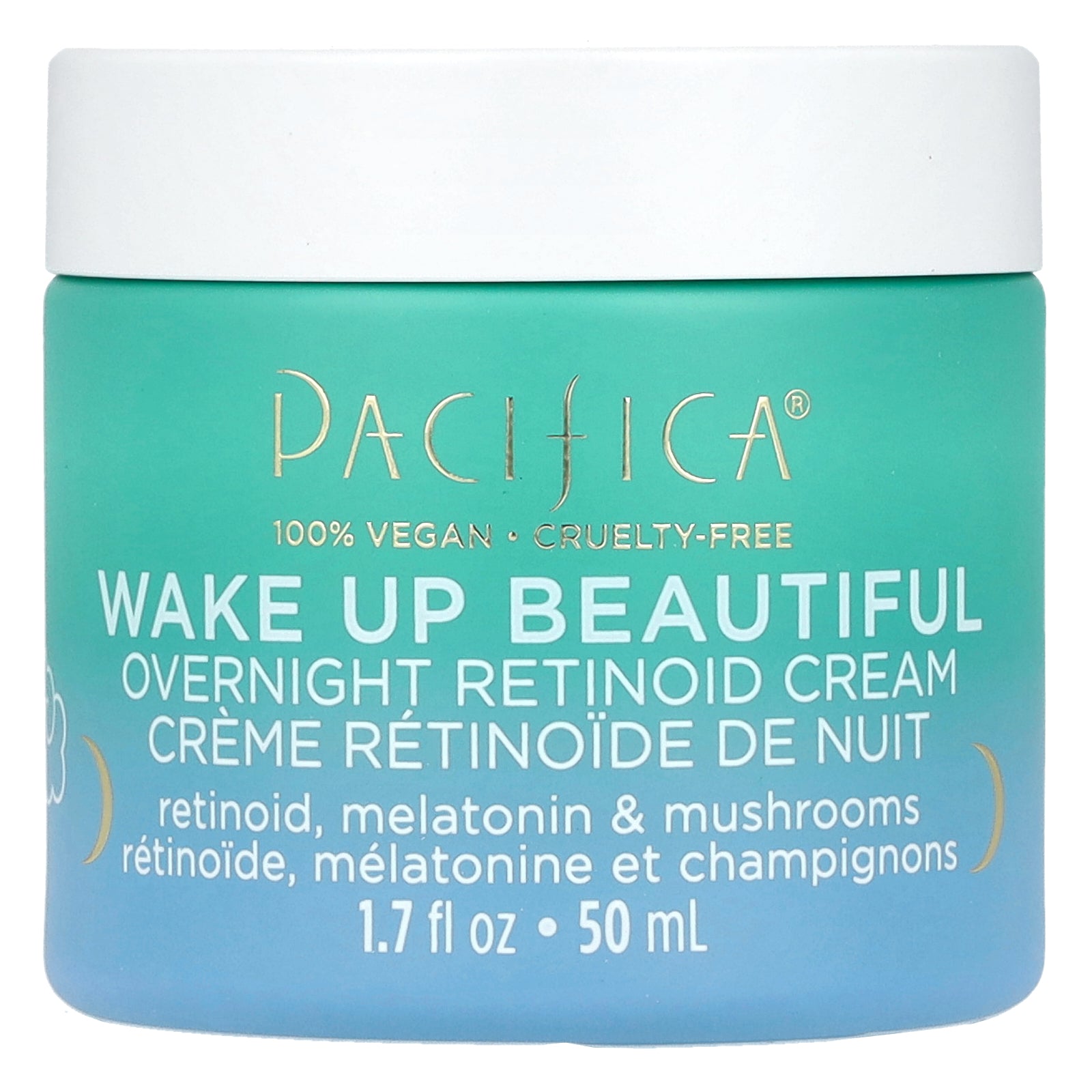 Pacifica, Wake Up Beautiful, Overnight Retinoid Cream, 1.7 fl oz (50 ml)