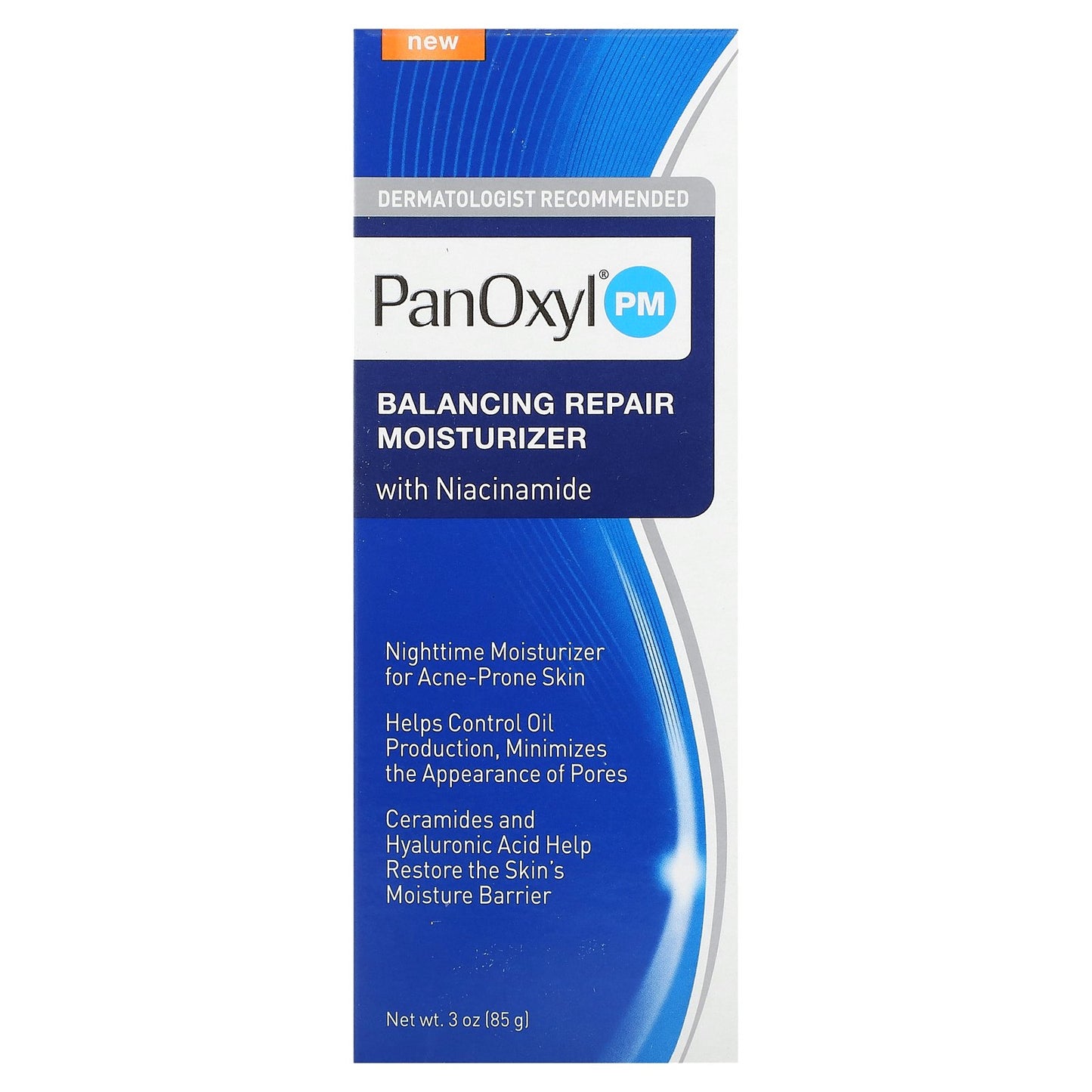 PanOxyl, PM, Balancing Repair Moisturizer with Niacinamide, 3 oz (85 g)