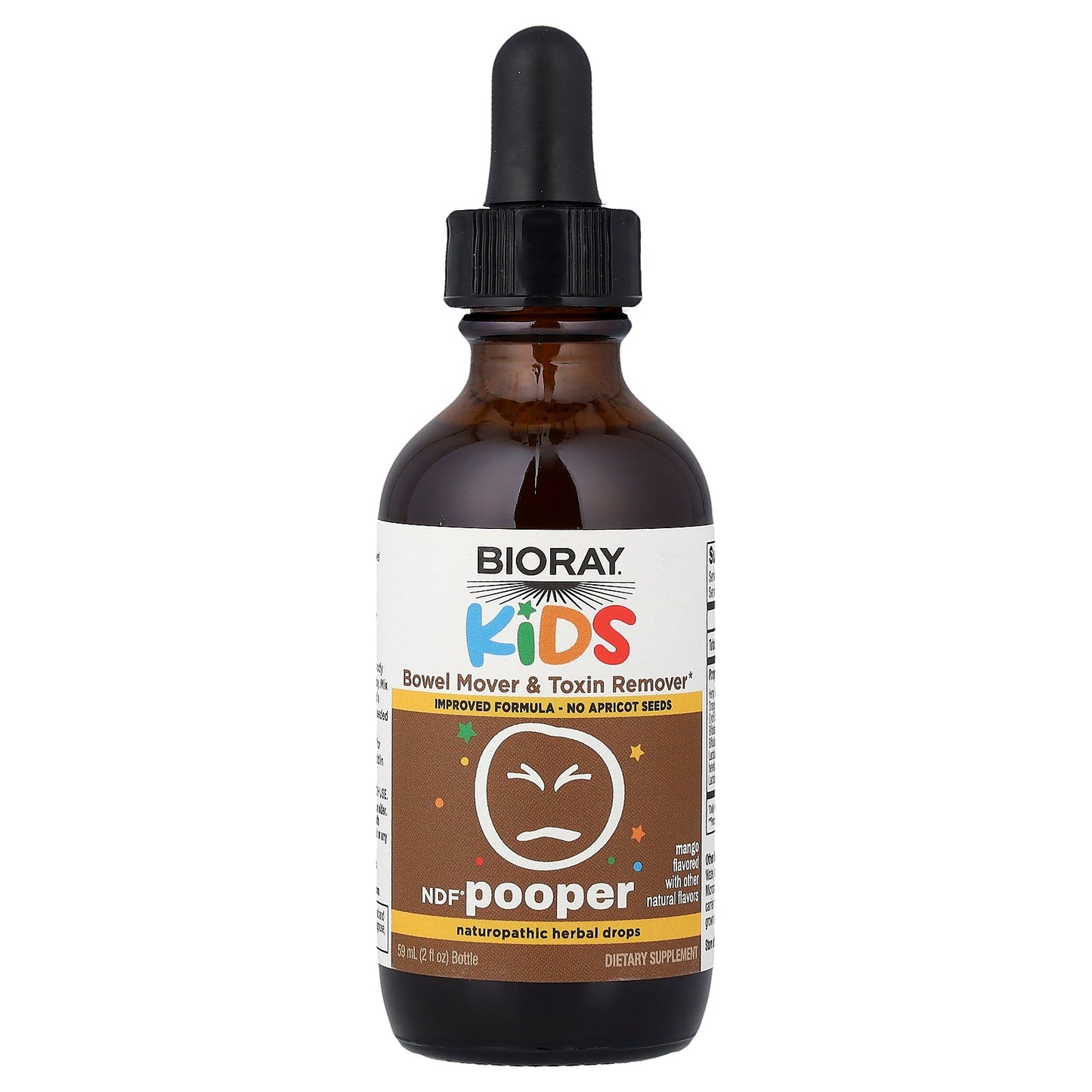 Bioray, Kids, NDF® Pooper, Mango, 2 fl oz (59 ml)